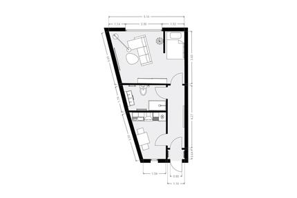 Kapitalanlage Eigentumswohnung 1 ZKB Rothenditmold - Kassel Philippinenhof-Warteberg
