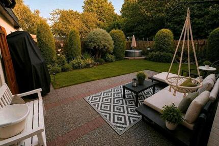 Bungalow am Feldrand von Hannover, 128 m², Garage und Garten
