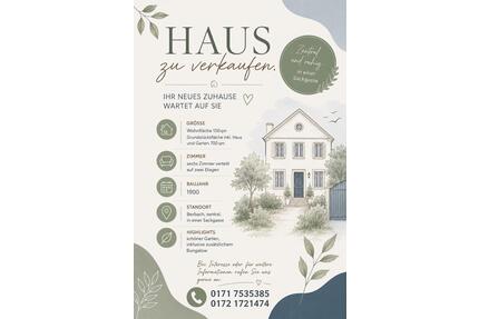 Haus zu verkaufen - 160.000,00&nbsp;EUR Kaufpreis, ca.&nbsp; 150,00&nbsp;m&sup2; in Bexbach (PLZ: 66450)