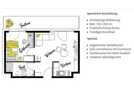 1 Zimmer Wohnung mit separatem Schlafzimmer - Berlin Lichtenberg