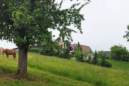 Dorfhain - Grundstück mit freiem Blick