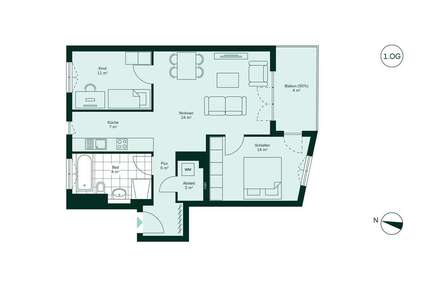 Wohnung zum Kaufen in Langen 431.900,00 € 75.47 m²