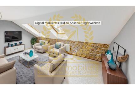 Charmante 3-Zimmer-Dachgeschosswohnung mit Tageslichtbad und virtuellem Rundgang - Aschersleben