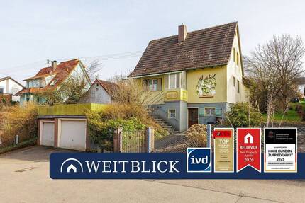 WEITBLICK: Idyllisches Wohnen! - 448.000,00&nbsp;EUR Kaufpreis, ca.&nbsp; 137,00&nbsp;m&sup2;&nbsp;Wohnfl&auml;che in Weissach im Tal (PLZ: 71554) Oberweissach