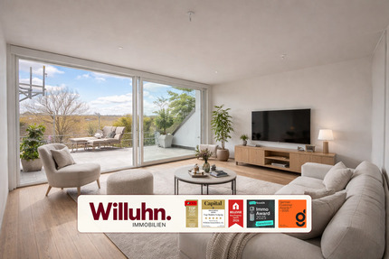 Exklusives PENTHOUSE mit 4 Zimmern & großer Dachterrasse I 2 Bäder I Aufzug I Stellplatz I Keller - Machern