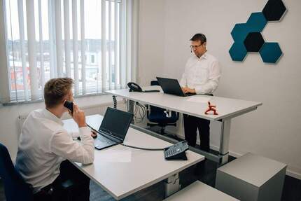 Büro-Komplett 17m²: 1 Arbeitsplatz, flexibel, klimatisiert, All-In - Eggolsheim
