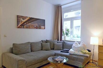 (EF0583_M) Erfurt: Andreasvorstadt, möblierte 3-Zimmer-Wohnung im Hochparterre, Parkettböden, WLAN