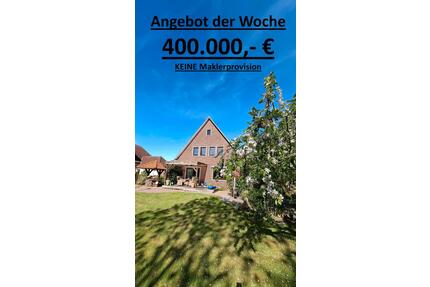 Einfamilienhaus + Einliegerwohnung + Halle an der Nordsee - Butjadingen