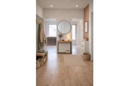 Gerade renoviert! Nette 4 Zimmer Wohnung mit Garten und 2 Balkone - Gießen Allendorf