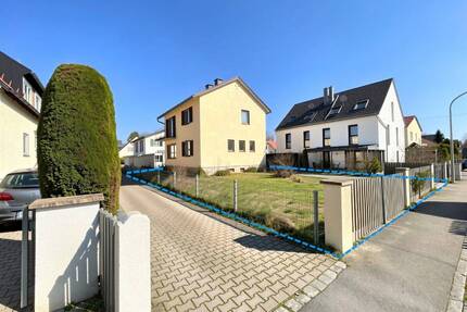 Baugenehmigung erteilt! Baugrundstück mit für moderne DHH direkt an der Aubinger Lohe - München Aubing-Lochhausen-Langwied