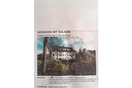 Eigentumswohnung! Zum Verkauf - 135.000,00&nbsp;EUR Kaufpreis, ca.&nbsp; 50,00&nbsp;m&sup2; in Gevelsberg (PLZ: 58285)