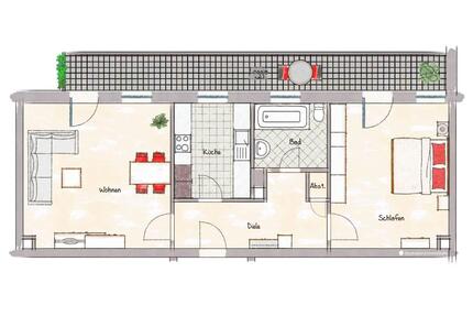 Helle 2‑Zimmer‑Wohnung in Ludwigshafen‑Süd – Ideal für Singles od - Ludwigshafen am Rhein Parkinsel