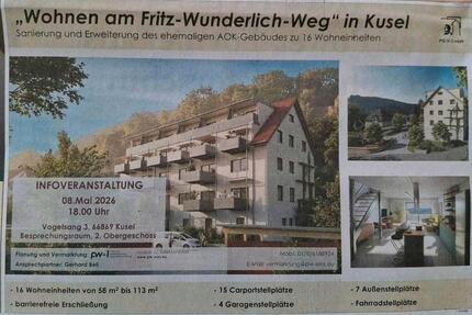Eigentumswohnung Top-Lage Kusel, Provisionsfrei