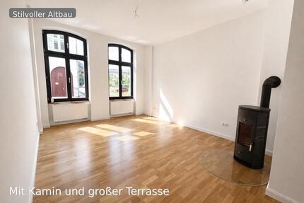 Stilvolle Altbauwohnung mit Kamin großer Terrasse - opt. möbliert - Magdeburg