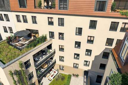 Individuelle Whg. für Individualisten - Nähe U-Bahn, Maisonettewohnung mit Dachterrasse, Top Infrastruktur - Nürnberg St Leonhard