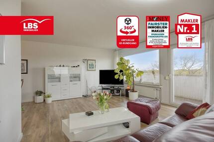 Stilvoll modernisierte 3-Zimmer-Wohnung mit Weitblick & Tiefgarage - Dorsten Holsterhausen