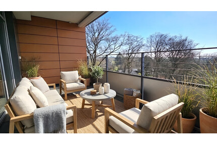 Hoch oben wohnen und die Sonne genießen - Mettmann