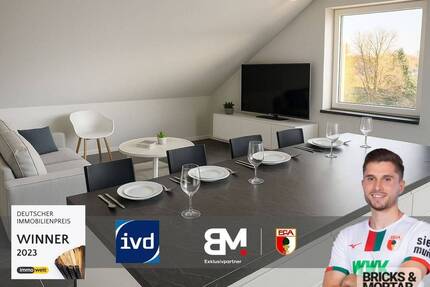 Modern sanierte 3-Zimmer-Dachgeschosswohnung mit Kochinsel in zentraler Lage - Schrobenhausen