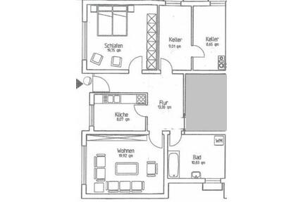 3ZKB Wohnung in Friedrichsthal (EG)