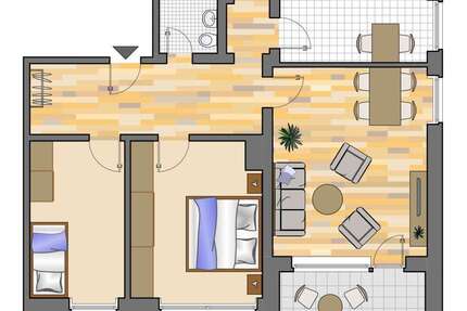 Wohnung zum Mieten in Marl 559,00 € 74 m²