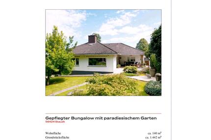 Bungalow, gepflegt mit paradiesischem Garten - Mogendorf