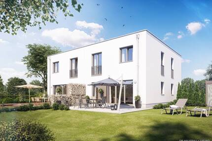 Zeitlose Bauhaus-Architektur in familienfreundlicher Lage - Doppelhaushälfte mit Südausrichtung - Hamburg Rahlstedt
