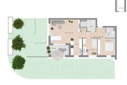 Wohnung zum Mieten in Besigheim 1.035,00 € 84.52 m²