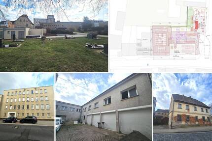 Baugrundstück mit 4 unsanierten Bestandsgebäuden - fertiger Bauplan liegt bereits vor - Zwenkau