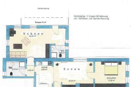 Wohnung zum Mieten in Unterwaldhausen 945,00 € 95 m²