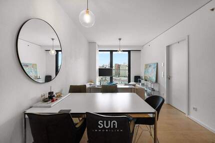 Grand Tower - Luxuriöse 2-Zi.-Wohnung | 58 m² mit exklusivem Wohnkomfort - Frankfurt am Main Gallus