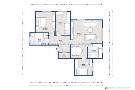Wohnung zum Mieten in Schlangen 725,00 € 84 m²