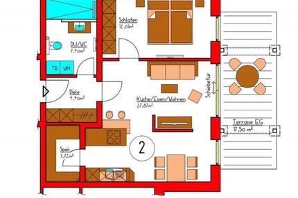 2 Zimmerwohnung mit Balkon in Vorderbreitenthann - Feuchtwangen