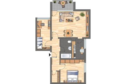 Wohnen mit Aussicht! 3-Zimmer-Wohnung mit Balkon in Neustadt an der Weinstraße