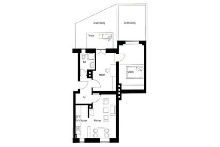 Attraktive 3‑Zimmer‑Wohnung mit Terrasse & Garten - München Schwabing-Freimann