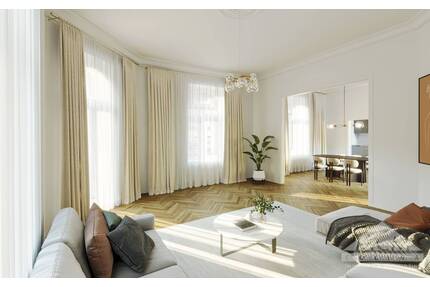 #VERKAUFT# In bester Nordendlage erwartet Sie diese großzügige Stilaltbauetage, der Sie noch Ihren individuellen Glanz verleihen können. - Frankfurt am Main Nordend-West