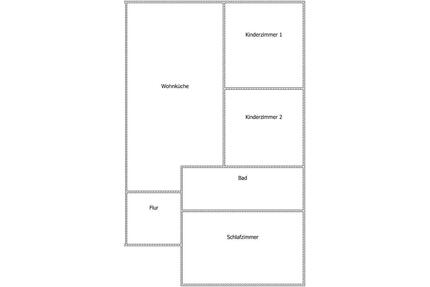 schöne helle Vierraumwohnung zu vermieten, klein und bezahlbar - Themar