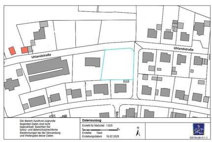 Großzügiges Baugrundstück in begehrter Lage von Bopfingen zu erwerben