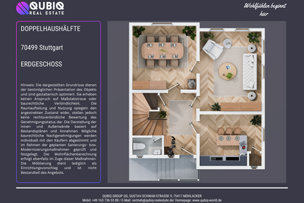 Haus zum Kaufen in Stuttgart-Weilimdorf 550.000,00 € 98 m²
