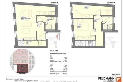 Wohnung zum Mieten in Wetzlar 1.040,00 € 75.59 m²