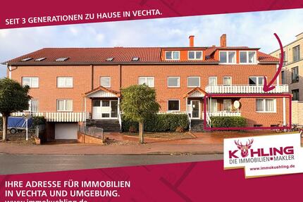 4-Zimmer Erdgeschosswohnung mit Hochparterre Terrasse! Diepholz - zentral!