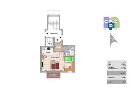 Wohnung zum Kaufen in Höhenkirchen-Siegertsbrunn 399.000,00 € 41.16 m²