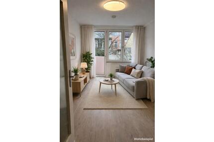 MAXVORSTADT, bezugsfrei renoviert 1-Zimmer-Appartement mit Balkon - München