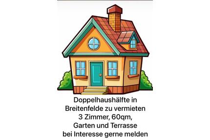 Doppelhaushälfte mit Garten - 800,00&nbsp;EUR Kaltmiete, ca.&nbsp; 60,00&nbsp;m&sup2; in Ziethen (PLZ: 23911)