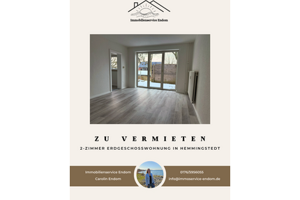 Wohnung zum Mieten in Hemmingstedt 350,00 € 42.3 m²