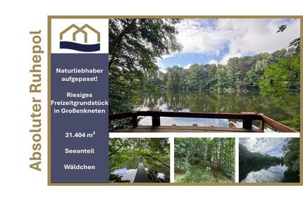 Exklusive Seeliegenschaft in Großenkneten 31.404m² Naturidyll mit privatem Steg und eigenem Wäldchen