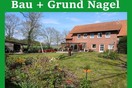 Einfamilienhaus mit Terrasse, Garten, Garage, Kaminanschluss etc. auf einem Bauernhof - Versmold