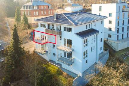 Traumhafte Balkonwohnung mit Blick über Freital!