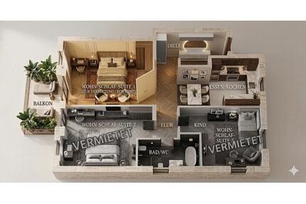 • Gehobenes Co-Living Zimmer in 98qm Apartment • Ruhige Top-Lage - Pfullendorf