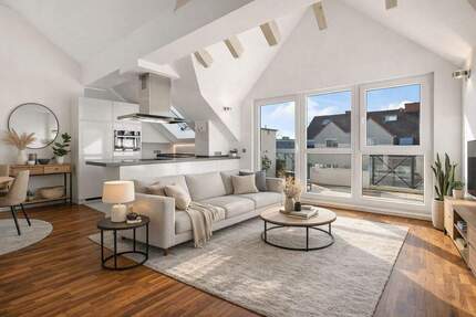 Frankfurt-Nied: Exklusive 3-Zimmer Maisonette mit offener Galerie & Tiefgaragenstellplatz - Frankfurt am Main