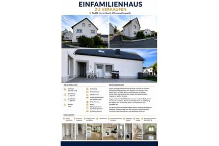 Einfamilienhaus in Herschbach OWW zu verkaufen - PRIVAT - Hundsangen
